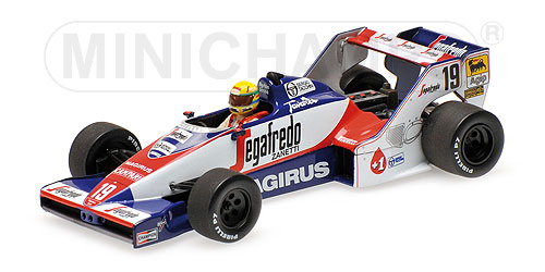 Модель 1:43 Toleman Hart TG 183B №19 Debut Brazil GP (Ayrton Senna)