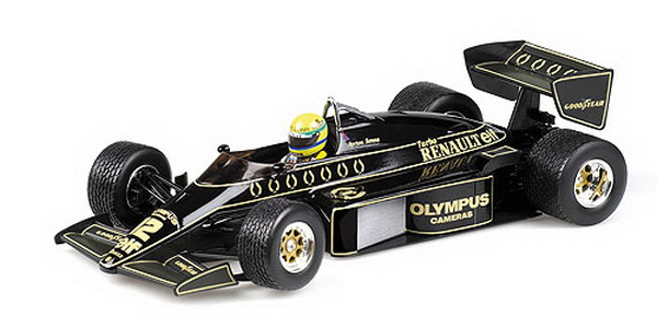 Модель 1:18 Lotus Renault 97T - Ayrton Senna - GP Portugal 1985 (W/Rain Tyres)
