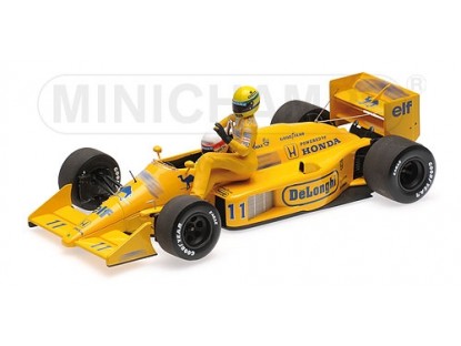 Модель 1:18 Lotus Honda 99T №11 ITALIAN GP (Ayrton Senna Riding on Satoru Nakajima's Car)