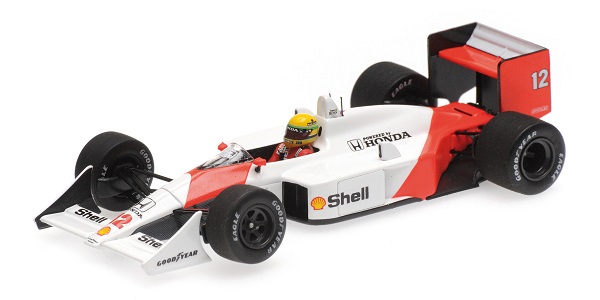 Модель 1:43 McLaren Honda MP4/4 №12 Winner GP San Marino, World Champion (Ayrton Senna)