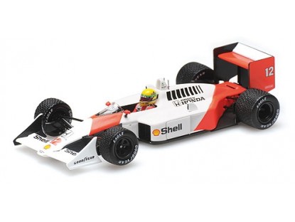 Модель 1:43 McLaren Honda MP4/4 №12 Winner BRITISH GP (Ayrton Senna)