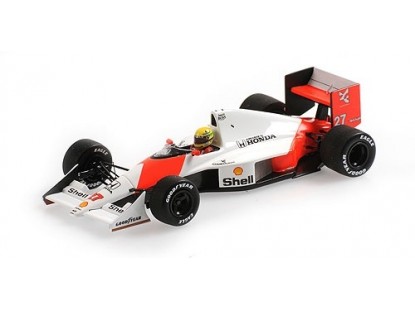 Модель 1:43 McLaren Honda MP4/5B №27 Winner Monaco GP (Ayrton Senna)