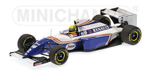 Модель 1:43 Williams Renault FW16 №2 Pacific GP (Ayrton Senna)