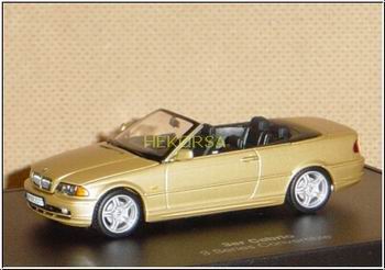 bmw 3er cabrio (e46) - yellow - m-felge 80420009752 Модель 1:43