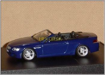 bmw m6 cabrio (e64) - blau 80420417416 Модель 1:43