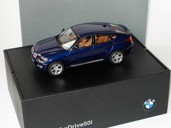 Модель 1:43 BMW X6 xDrive50i E71 2008 - blue