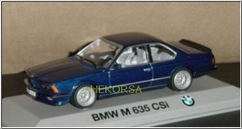 bmw m 635 csi coupe (e24) / blue 80429421475 Модель 1:43
