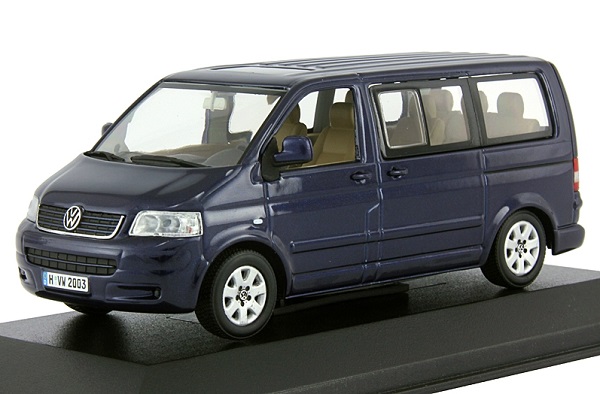 vokswagen t5 multivan - blue met 842902102 Модель 1:43