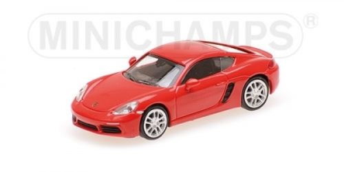 Porsche 718 Cayman - red 870065222 Модель 1:87