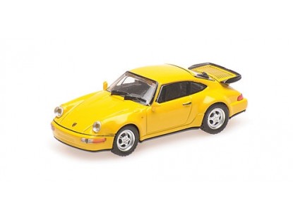 Porsche 911 turbo - yellow 870069102 Модель 1:87
