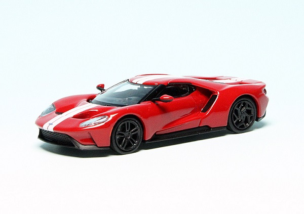 FORD GT - 2018 - RED W/ WHITE STRIPES