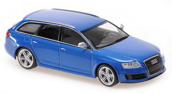 Audi RS6 Avant - 2007 - Blue Metallic 940017211 Модель 1:43