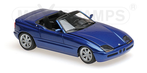 bmw z1 (e30) - 1991 - blue metallic 940020101 Модель 1:43