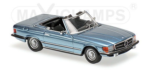 mercedes 350 sl (r107) - 1974 - light blue metallic 940033430 Модель 1:43