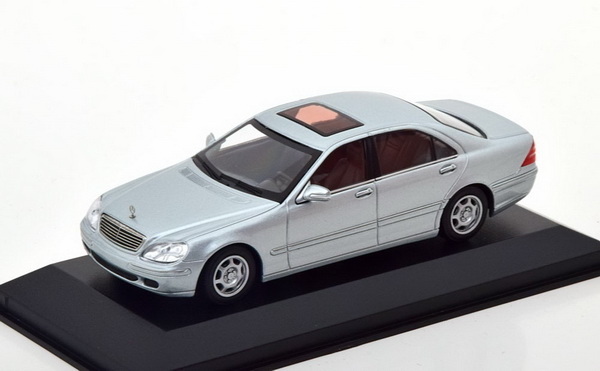mercedes-benz s-class (w220) - 1998 - silver metallic 940036201 Модель 1:43