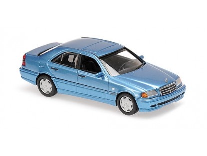 mercedes c-class - 1997 - blue metallic 940037060 Модель 1:43