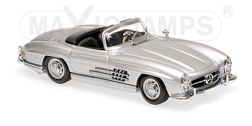 mercedes-benz 300 sl roadster (w198 ii) - silver 940039030 Модель 1:43