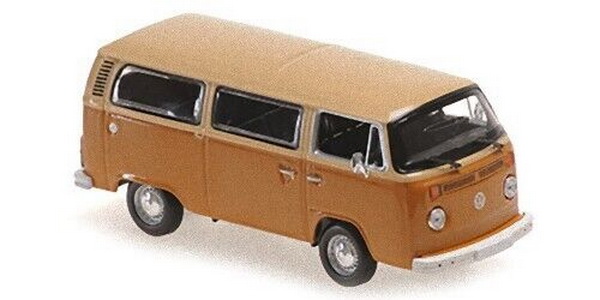 Модель 1:43 Volkswagen Combi T2 Bus - 1972 - Beige/Brown