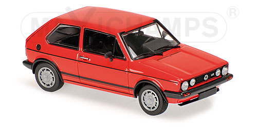 volkswagen golf gti - 1980 - red 940055170 Модель 1:43
