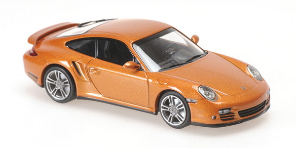 Модель 1:43 Porsche 911 (997) Turbo Coupe - 2009 - Orange met.