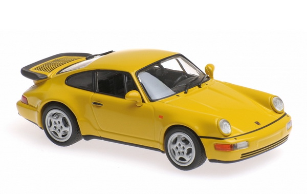 Модель 1:43 Porsche 911 turbo (964) - yellow