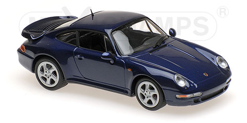porsche 911 turbo s (993) - 1997 - blue metallic 940069201 Модель 1:43