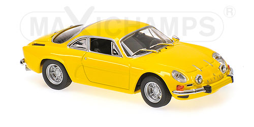 renault alpine a110 - yellow 940113601 Модель 1:43