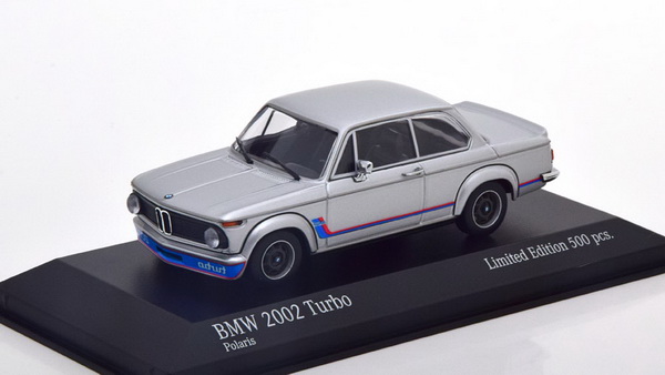 Модель 1:43 BMW 2002 Turbo 1973 - silver (L.E.500pcs for Modelissimo)