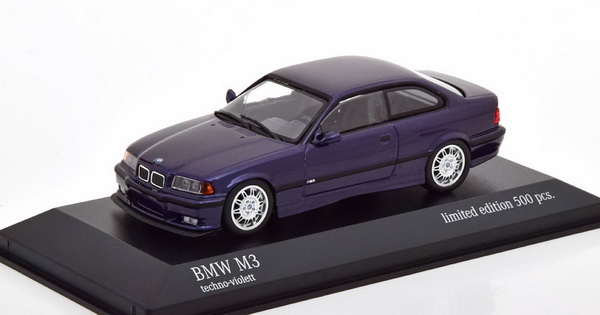 Модель 1:43 BMW M3 (E36) - lila-met. (L.E.500pcs for Modelissimo)