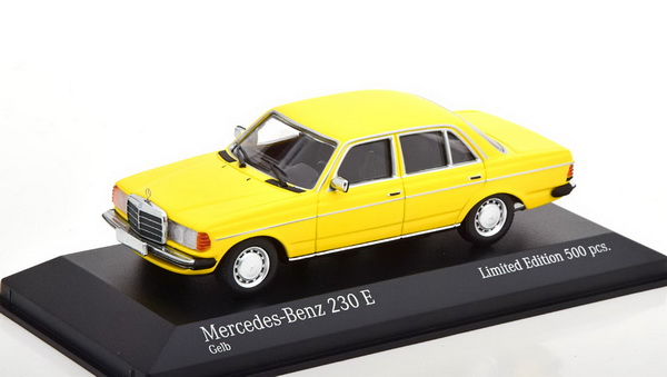 Модель 1:43 Mercedes-Benz 230 E (W123) - yellow (L.E.500pcs for Modelissimo)