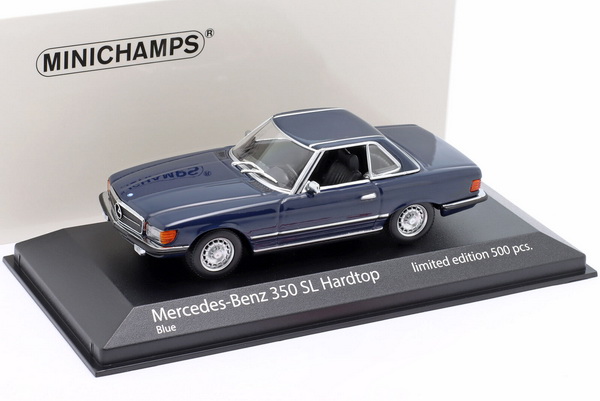 Mercedes-Benz 350 SL (R107) - 1974 - Blue (L.e. 500 pcs). 943033454 Модель 1:43