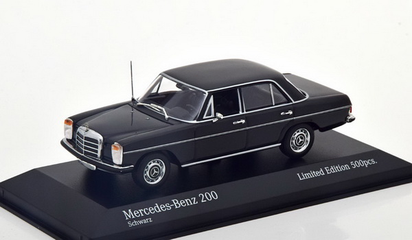 Модель 1:43 Mercedes-Benz 200 (W115) Limousine - black (L.E.500pcs for Modelissimo)