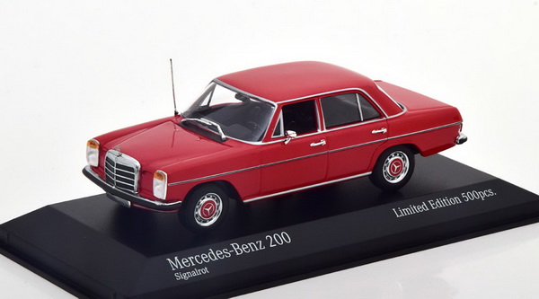 mercedes-benz 200 (w115) limousine - red (l.e.500pcs for modelissimo) 943034005 Модель 1:43