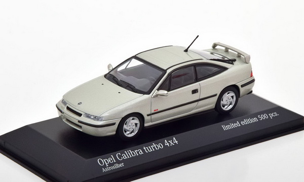 Модель 1:43 Opel Calibra Turbo 4x4 1992 - Silver (L.E.500pcs for Modelissimo)