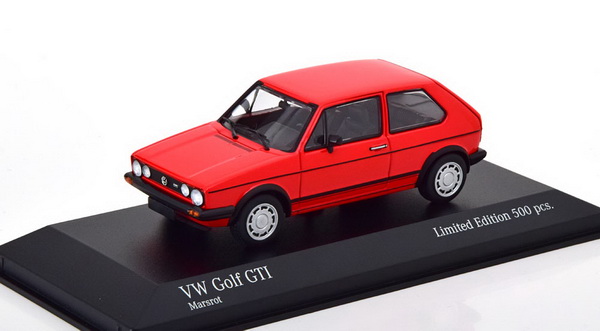 Модель 1:43 Volkswagen Golf GTi - red (L.E.500pcs for Modelissimo)