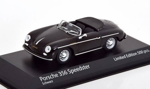 Модель 1:43 Porsche 356 Speedster 1956 - black (L.E.500pcs for Modelissimo)