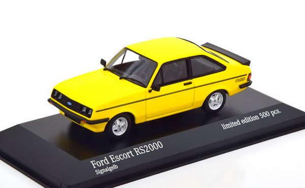 Модель 1:43 FORD ESCORT RS2000 - 1976 - YELLOW (L.e. 500 pcs. for Modelissimo)