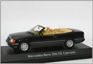 mercedes-benz e-class 300ce cabrio (a124) - black B66040515 Модель 1:43