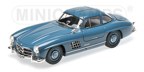 mercedes-benz 300sl 1954 - blue met. B66040674 Модель 1:18