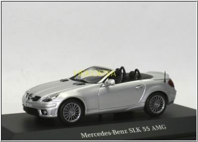 mercedes-benz slk55 amg (r171 i) (facelift) - silver B66960019 Модель 1:43
