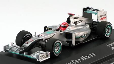 Модель 1:43 Mercedes GP Petronas №3 ShowCar Mercedes-Benz Museum (Michael Schumacher) (L.E.200pcs.)