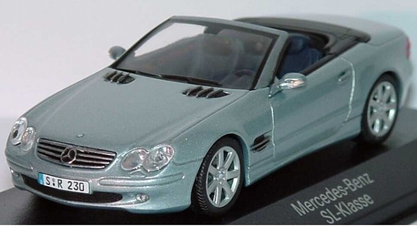 Модель 1:43 Mercedes-Benz SL-class (R230) - silver