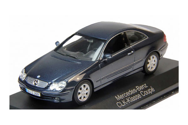 Модель 1:43 Mercedes-Benz CLK Coupe (C209) 2003 Blue