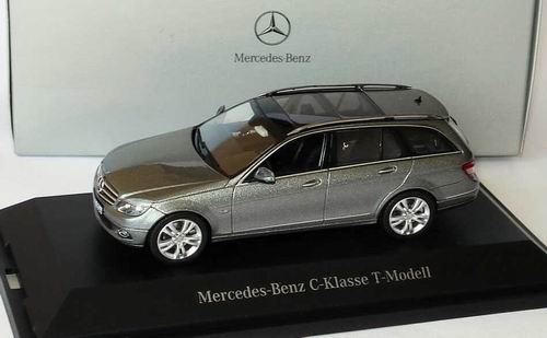 Модель 1:43 Mercedes-Benz C-class T-Modell Avantgarde (S204) - palladium silver