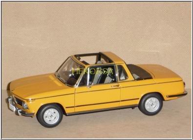 bmw 2002 baur cabrio - orange BM18300713 Модель 1:18