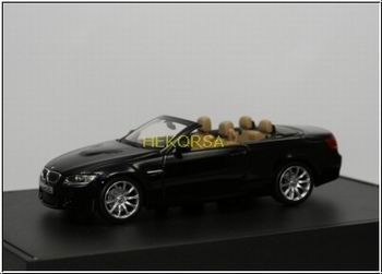 bmw m3 cabrio (e93m) - black BM43430949 Модель 1:43