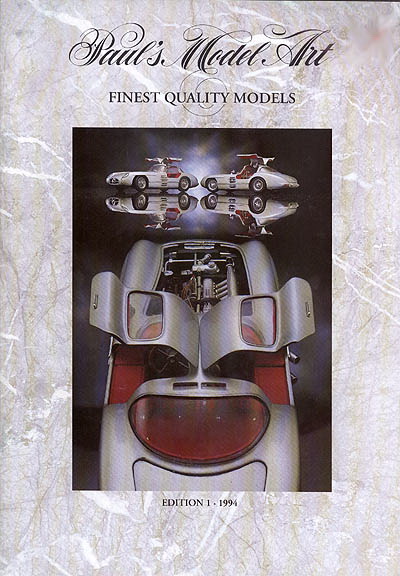 pauls model art minichamps catalogue edition 1 - 1994 - 41 pages KATPMA1994-1 Модель 1:43