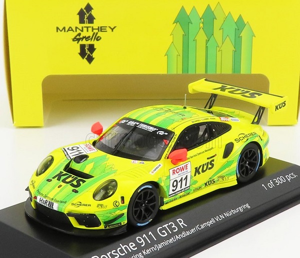 Модель 1:43 Porsche 911 991-2 GT3 R Team Manthey Racing №911 Vln 24h Nurburgring 2020 (M.Campbell - L.Kern - M.Jaminet - J.Anlauer,)