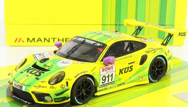 Модель 1:43 PORSCHE 911 991-2 GT3 R Team Manthey Racing N 911 Winner Nls7 Rowe 6h Adac Ruhr - Pokal - Rennen Nurburgring 2021 K.estre - M.c