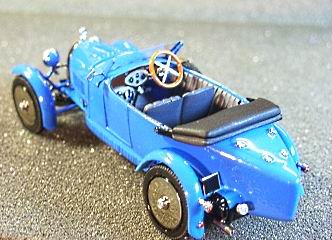 Модель 1:43 Bugatti T40 GS Usine - light blue/aqua interior